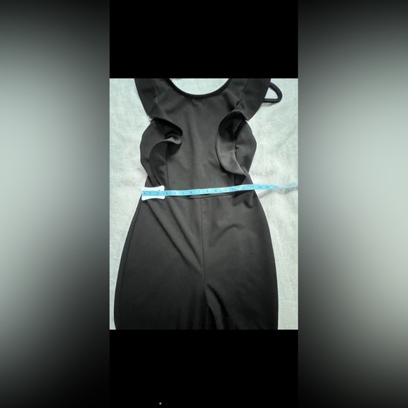 Lulu's Black Ruffle Sleeve Jumpsuit - Picture 5 of 5